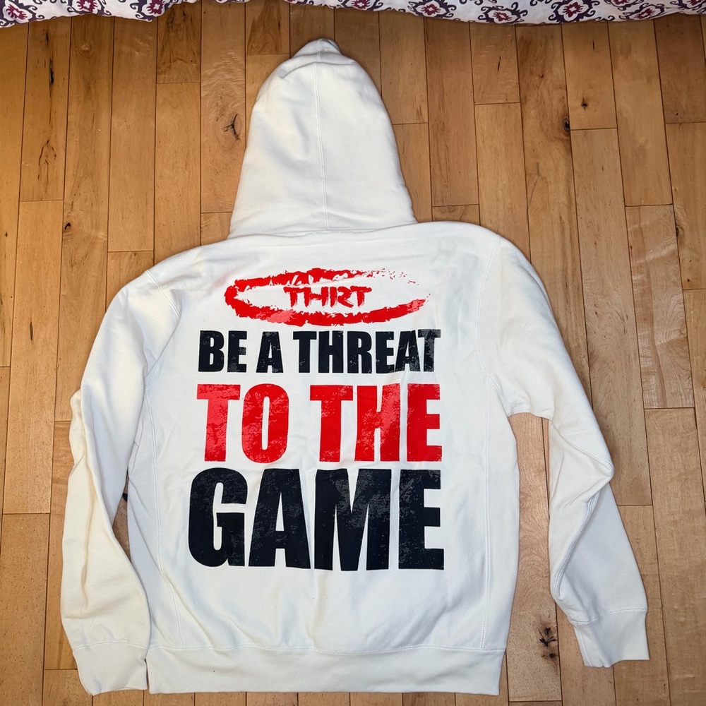 THRT DENIM Threat To The Game Hoodie Natural 2XL